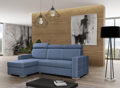 Corner sofa L-shape Upholstery Textile Modern Corner Relax Seat Luxury Furniture Living landscape